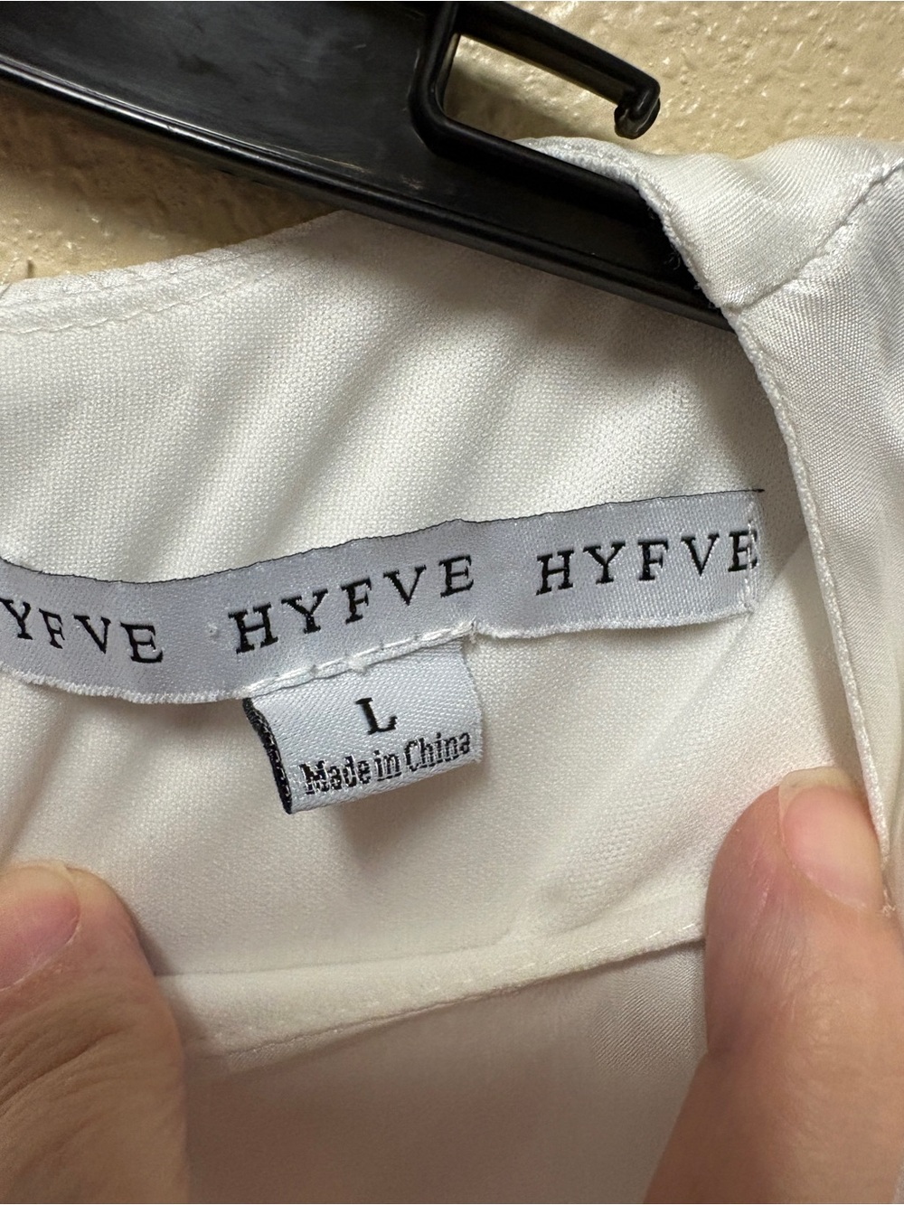 HYFVE White Satin Pleated Tie-Back Blouse - Picture 6 of 8
